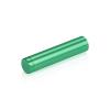 1/2'' Diameter X 2'' Barrel Length, Affordable Aluminum Standoffs, Green Anodized Finish Easy Fasten Standoff (For Inside / Outside use) [Required Material Hole Size: 3/8'']