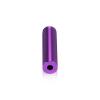(Set of 4) 1/2'' Diameter X 2'' Barrel Length, Affordable Aluminum Standoffs, Purple Anodized Finish Standoff and (4) 2208Z Screw and (4) LANC1 Anchor for concrete/drywall (For Inside/Outside) [Required Material Hole Size: 3/8'']