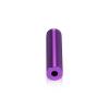 1/2'' Diameter X 2'' Barrel Length, Affordable Aluminum Standoffs, Purple Anodized Finish Easy Fasten Standoff (For Inside / Outside use) [Required Material Hole Size: 3/8'']