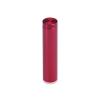 1/2'' Diameter X 2'' Barrel Length, Affordable Aluminum Standoffs, Cherry Red Anodized Finish Easy Fasten Standoff (For Inside / Outside use) [Required Material Hole Size: 3/8'']