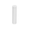 1/2'' Diameter X 2'' Barrel Length, Affordable Aluminum Standoffs, White Coated Finish Easy Fasten Standoff (For Inside / Outside use) [Required Material Hole Size: 3/8'']