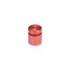 5/8'' Diameter X 1/2'' Barrel Length, Affordable Aluminum Standoffs, Copper Anodized Finish Easy Fasten Standoff (For Inside / Outside use) [Required Material Hole Size: 7/16'']