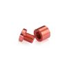 5/8'' Diameter X 1/2'' Barrel Length, Affordable Aluminum Standoffs, Copper Anodized Finish Easy Fasten Standoff (For Inside / Outside use) [Required Material Hole Size: 7/16'']