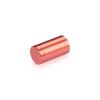 5/8'' Diameter X 1'' Barrel Length, Affordable Aluminum Standoffs, Copper Anodized Finish Easy Fasten Standoff (For Inside / Outside use) [Required Material Hole Size: 7/16'']