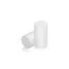 5/8'' Diameter X 1'' Barrel Length, Affordable Aluminum Standoffs, White Coated Finish Easy Fasten Standoff (For Inside / Outside use) [Required Material Hole Size: 7/16'']