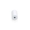 5/8'' Diameter X 1'' Barrel Length, Affordable Aluminum Standoffs, White Coated Finish Easy Fasten Standoff (For Inside / Outside use) [Required Material Hole Size: 7/16'']