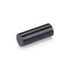 5/8'' Diameter X 1-1/2'' Barrel Length, Affordable Aluminum Standoffs, Black Anodized Finish Easy Fasten Standoff (For Inside / Outside use) [Required Material Hole Size: 7/16'']