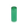 5/8'' Diameter X 1-1/2'' Barrel Length, Affordable Aluminum Standoffs, Green Anodized Finish Easy Fasten Standoff (For Inside / Outside use) [Required Material Hole Size: 7/16'']