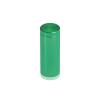 (Set of 4) 5/8'' Diameter X 1-1/2'' Barrel Length, Affordable Aluminum Standoffs, Green Anodized Finish Standoff and (4) 2208Z Screw and (4) LANC1 Anchor for concrete/drywall (For Inside/Outside) [Required Material Hole Size: 7/16'']