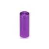 (Set of 4) 5/8'' Diameter X 1-1/2'' Barrel Length, Affordable Aluminum Standoffs, Purple Anodized Finish Standoff and (4) 2208Z Screw and (4) LANC1 Anchor for concrete/drywall (For Inside/Outside) [Required Material Hole Size: 7/16'']
