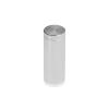 5/8'' Diameter X 1-1/2'' Barrel Length, Affordable Aluminum Standoffs, Silver Anodized Finish Easy Fasten Standoff (For Inside / Outside use) [Required Material Hole Size: 7/16'']