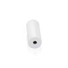 5/8'' Diameter X 1-1/2'' Barrel Length, Affordable Aluminum Standoffs, White Coated Finish Easy Fasten Standoff (For Inside / Outside use) [Required Material Hole Size: 7/16'']