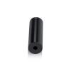 (Set of 4) 5/8'' Diameter X 2'' Barrel Length, Affordable Aluminum Standoffs, Black Anodized Finish Standoff and (4) 2208Z Screw and (4) LANC1 Anchor for concrete/drywall (For Inside/Outside) [Required Material Hole Size: 7/16'']
