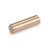 5/8'' Diameter X 2'' Barrel Length, Affordable Aluminum Standoffs, Champagne Anodized Finish Easy Fasten Standoff (For Inside / Outside use)