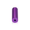 5/8'' Diameter X 2'' Barrel Length, Affordable Aluminum Standoffs, Purple Anodized Finish Easy Fasten Standoff (For Inside / Outside use) [Required Material Hole Size: 7/16'']