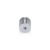 3/4'' Diameter X 1/2'' Barrel Length, Affordable Aluminum Standoffs, Silver Anodized Finish Easy Fasten Standoff (For Inside / Outside use) [Required Material Hole Size: 7/16'']