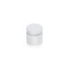 3/4'' Diameter X 1/2'' Barrel Length, Affordable Aluminum Standoffs, White Coated Finish Easy Fasten Standoff (For Inside / Outside use) [Required Material Hole Size: 7/16'']