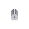3/4'' Diameter X 3/4'' Barrel Length, Affordable Aluminum Standoffs, Silver Anodized Finish Easy Fasten Standoff (For Inside / Outside use) [Required Material Hole Size: 7/16'']