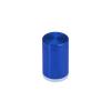 3/4'' Diameter X 1'' Barrel Length, Affordable Aluminum Standoffs, Blue Anodized Finish Easy Fasten Standoff (For Inside / Outside use) [Required Material Hole Size: 7/16'']
