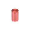 3/4'' Diameter X 1'' Barrel Length, Affordable Aluminum Standoffs, Copper Anodized Finish Easy Fasten Standoff (For Inside / Outside use) [Required Material Hole Size: 7/16'']