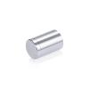 3/4'' Diameter X 1'' Barrel Length, Affordable Aluminum Standoffs, Silver Anodized Finish Easy Fasten Standoff (For Inside / Outside use) [Required Material Hole Size: 7/16'']