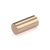 3/4'' Diameter X 1-1/2'' Barrel Length, Affordable Aluminum Standoffs, Champagne Anodized Finish Easy Fasten Standoff (For Inside / Outside use) [Required Material Hole Size: 7/16'']
