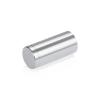 3/4'' Diameter X 1-1/2'' Barrel Length, Affordable Aluminum Standoffs, Silver Anodized Finish Easy Fasten Standoff (For Inside / Outside use) [Required Material Hole Size: 7/16'']