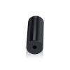 3/4'' Diameter X 2'' Barrel Length, Affordable Aluminum Standoffs, Black Anodized Finish Easy Fasten Standoff (For Inside / Outside use) [Required Material Hole Size: 7/16'']
