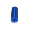 3/4'' Diameter X 2'' Barrel Length, Affordable Aluminum Standoffs, Blue Anodized Finish Easy Fasten Standoff (For Inside / Outside use) [Required Material Hole Size: 7/16'']