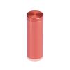 3/4'' Diameter X 2'' Barrel Length, Affordable Aluminum Standoffs, Copper Anodized Finish Easy Fasten Standoff (For Inside / Outside use) [Required Material Hole Size: 7/16'']