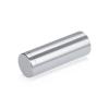 (Set of 4) 3/4'' Diameter X 2'' Barrel Length, Affordable Aluminum Standoffs, Silver Anodized Finish Standoff and (4) 2216Z Screws and (4) LANC1 Anchors for concrete/drywall (For Inside/Outside) [Required Material Hole Size: 7/16'']