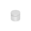 1'' Diameter X 1/2'' Barrel Length, Affordable Aluminum Standoffs, White Coated Finish Easy Fasten Standoff (For Inside / Outside use) [Required Material Hole Size: 7/16'']