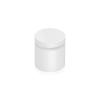 1'' Diameter X 3/4'' Barrel Length, Affordable Aluminum Standoffs, White Coated Finish Easy Fasten Standoff (For Inside / Outside use) [Required Material Hole Size: 7/16'']