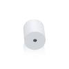 1'' Diameter X 1'' Barrel Length, Affordable Aluminum Standoffs, White Coated Finish Easy Fasten Standoff (For Inside / Outside use) [Required Material Hole Size: 7/16'']
