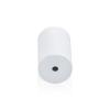 1'' Diameter X 1-1/2'' Barrel Length, Affordable Aluminum Standoffs, White Coated Finish Easy Fasten Standoff (For Inside / Outside use) [Required Material Hole Size: 7/16'']