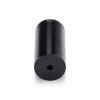 1'' Diameter X 2'' Barrel Length, Affordable Aluminum Standoffs, Black Anodized Finish Easy Fasten Standoff (For Inside / Outside use) [Required Material Hole Size: 7/16'']