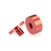 1-1/4'' Diameter X 1/2'' Barrel Length, Affordable Aluminum Standoffs, Copper Anodized Finish Easy Fasten Standoff (For Inside / Outside use) [Required Material Hole Size: 7/16'']