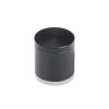 1-1/4'' Diameter X 1'' Barrel Length, Affordable Aluminum Standoffs, Black Anodized Finish Easy Fasten Standoff (For Inside / Outside use) [Required Material Hole Size: 7/16'']