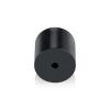 1-1/4'' Diameter X 1'' Barrel Length, Affordable Aluminum Standoffs, Black Anodized Finish Easy Fasten Standoff (For Inside / Outside use) [Required Material Hole Size: 7/16'']