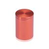 1-1/4'' Diameter X 1-1/2'' Barrel Length, Affordable Aluminum Standoffs, Copper Anodized Finish Easy Fasten Standoff (For Inside / Outside use) [Required Material Hole Size: 7/16'']