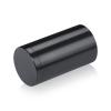 1-1/4'' Diameter X 2'' Barrel Length, Affordable Aluminum Standoffs, Black Anodized Finish Easy Fasten Standoff (For Inside / Outside use) [Required Material Hole Size: 7/16'']