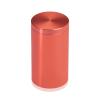 1-1/4'' Diameter X 2'' Barrel Length, Affordable Aluminum Standoffs, Copper Anodized Finish Easy Fasten Standoff (For Inside / Outside use) [Required Material Hole Size: 7/16'']