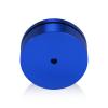 2'' Diameter X 1/2'' Barrel Length, Affordable Aluminum Standoffs, Blue Anodized Finish Easy Fasten Standoff (For Inside / Outside use) [Required Material Hole Size: 7/16'']