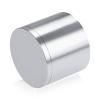 2'' Diameter X 1-1/2'' Barrel Length, Affordable Aluminum Standoffs, Silver Anodized Finish Easy Fasten Standoff (For Inside / Outside use) [Required Material Hole Size: 7/16'']