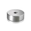 5/16-18 Threaded Barrels Diameter: 1 1/2'', Length: 1/2'', Brushed Satin Finish Grade 304 [Required Material Hole Size: 3/8'' ]