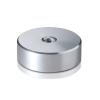 5/16-18 Threaded Barrels Diameter: 1 1/2'', Length: 1/2'', Clear Anodized [Required Material Hole Size: 3/8'' ]