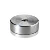 5/16-18 Threaded Barrels Diameter: 1 1/2'', Length: 1/2'', Polished Finish Grade 304 [Required Material Hole Size: 3/8'' ]