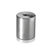 5/16-18 Threaded Barrels Diameter: 1 1/4'', Length: 1 1/2'', Polished Finish Grade 304 [Required Material Hole Size: 3/8'' ]