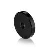 5/16-18 Threaded Barrels Diameter: 1 1/4'', Length: 1/4'', Black Anodized [Required Material Hole Size: 3/8'' ]