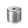 5/16-18 Threaded Barrels Diameter: 1 1/4'', Length: 1'', Clear Anodized [Required Material Hole Size: 3/8'' ]